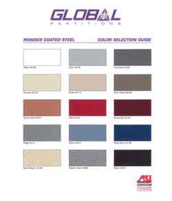 Global Toilet Partitions Color Chart