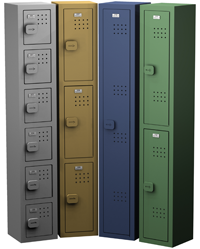 Solid Plastic Lockers