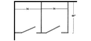 toilet-partition-pricing5 Metal Floor Mounted Overhead Braced In-Corner Two
