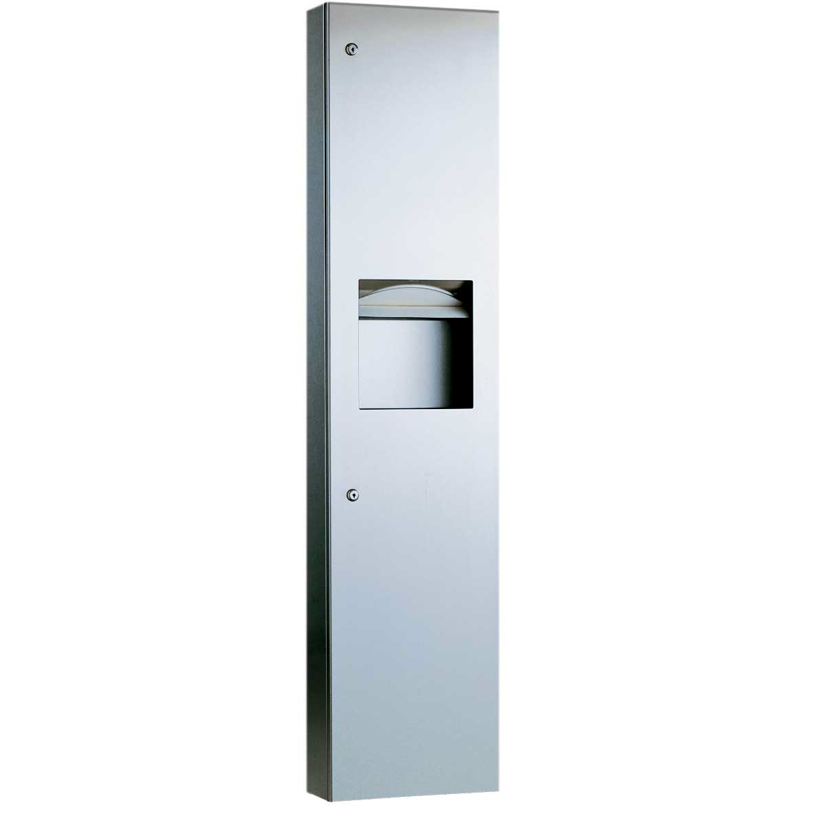 38032 Semi-Recessed Paper Towel Dispenser & Waste Receptacle